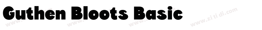 Guthen Bloots Basic字体转换